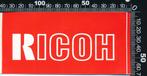 Sticker: Ricoh (Groot), Verzamelen, Ophalen of Verzenden