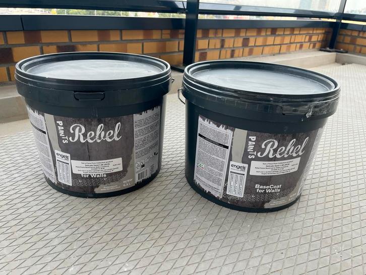 Voorstrijkmiddel Rebel Paints Muurverf - 2x 10L Nieuw, Doe-het-zelf en Verbouw, Verf, Beits en Lak, Nieuw, Verf, 15 tot 20 liter