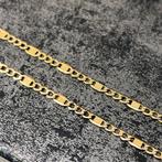 14k gouden ketting prachtig schakel cuban model, Ophalen of Verzenden, Nieuw, Goud