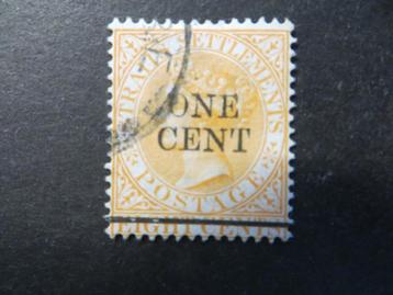 A06196: Straits Settlements QV 1 c CA beschikbaar voor biedingen