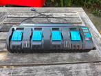 Makita DC18SF 4-poorts Acculader 14.4-18V, Doe-het-zelf en Verbouw, Gereedschap | Machine-onderdelen en Toebehoren, Ophalen of Verzenden