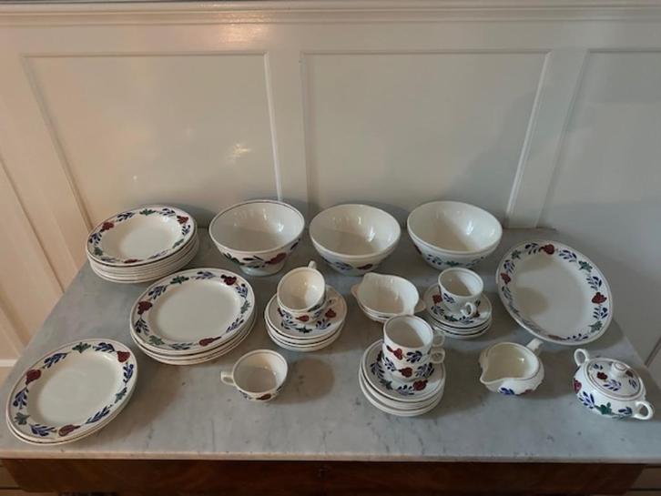 Boeren bont servies, Antiek en Kunst, Antiek | Servies compleet, Ophalen