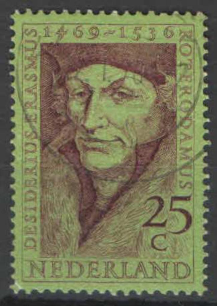 Nederland NVPH nr 931 gestempeld Desiderius Erasmus 1969, Postzegels en Munten, Postzegels | Nederland, Gestempeld, Na 1940, Verzenden