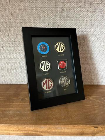 MG Logo Memorabilia - Ingelijste Collectie beschikbaar voor biedingen