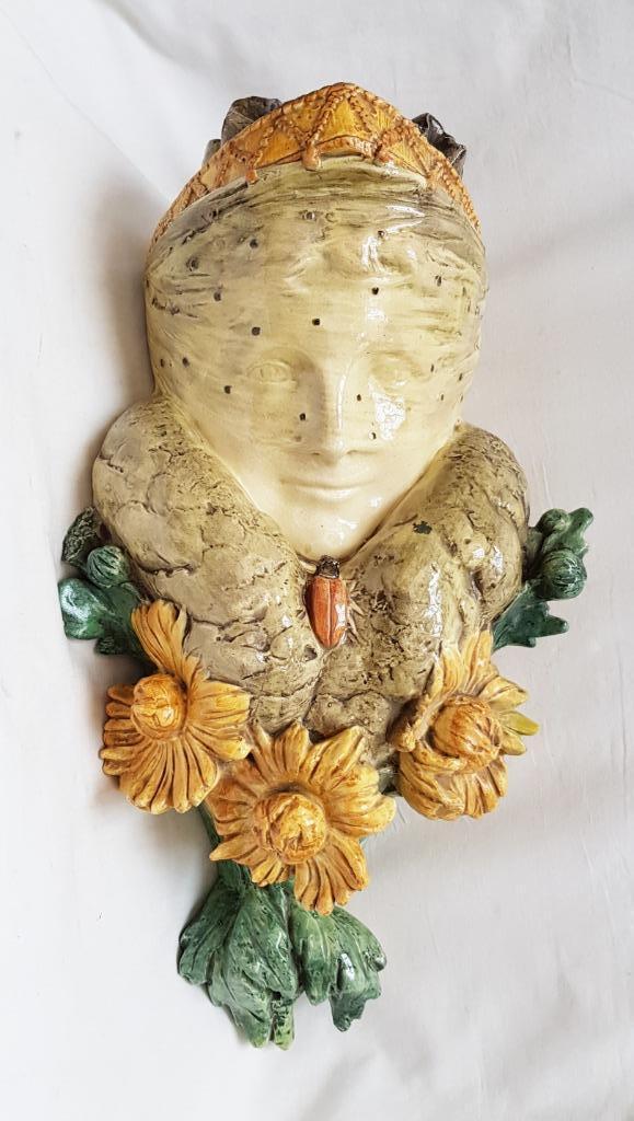 Art Nouveau Muurcache-pot., Antiek en Kunst, Antiek | Woonaccessoires, Ophalen of Verzenden