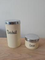Vintage Brabantia voorraadbus beschuit  en cacao, Huis en Inrichting, Ophalen of Verzenden, Zo goed als nieuw