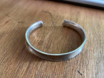 Mexx massief zilveren armband, mooi gebogen modelletje. beschikbaar voor biedingen