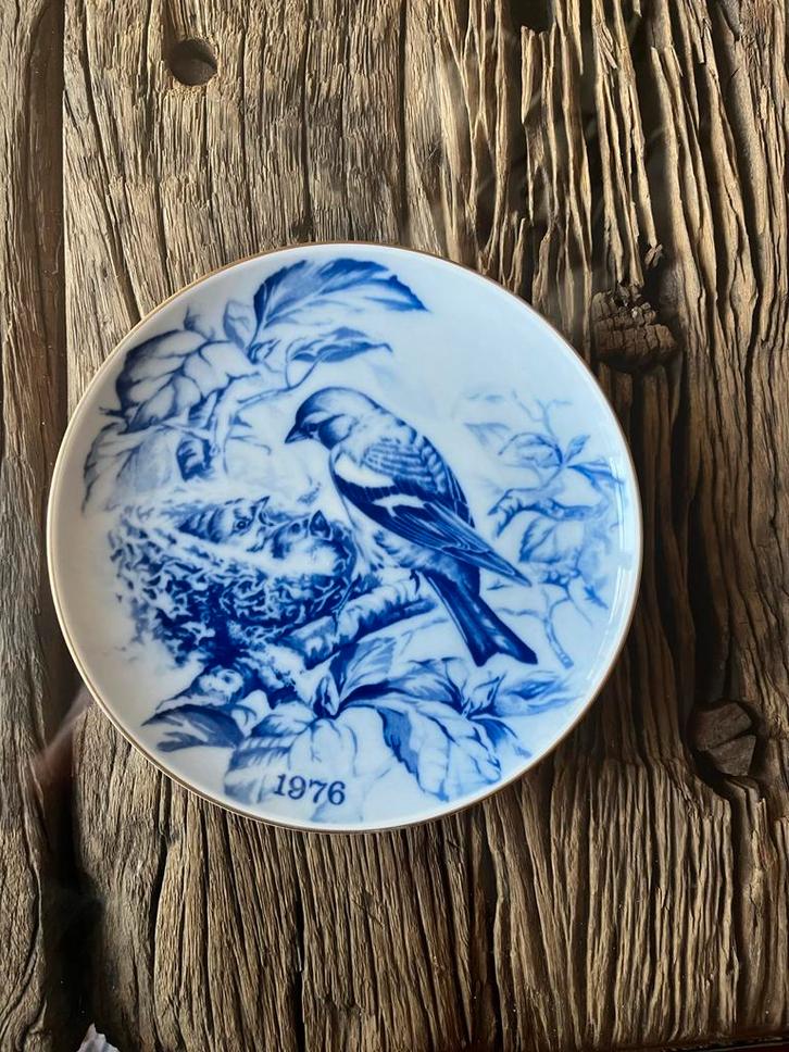 Tove Svendsen wandbordje vogel 1976, Antiek en Kunst, Antiek | Wandborden en Tegels, Ophalen of Verzenden