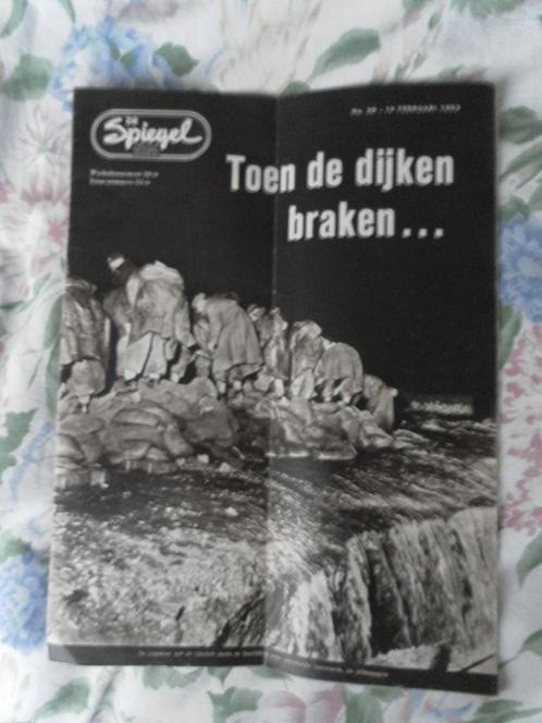 tijdschr de spiegel nr 20 14 februari 53 toen de dijken brak, Boeken, Geschiedenis | Vaderland, Gelezen, 20e eeuw of later, Ophalen of Verzenden