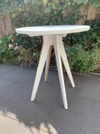 Unieke handgemaakte kleine eettafel 65 cm, Ophalen, 100 tot 150 cm, Handmade, Rond
