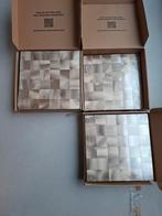 22x zelfklevende Mozaïek Steenstrip Isodeco Licht Goud, Doe-het-zelf en Verbouw, Tegels, Ophalen of Verzenden