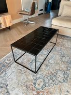 Zwarte salon tafel Glazed van Zuiver, Huis en Inrichting, Tafels | Salontafels, Ophalen, Gebruikt, 50 tot 100 cm, 50 tot 100 cm