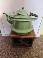 Antieke stoof met gietijzeren kan, Antiek en Kunst, Ophalen of Verzenden