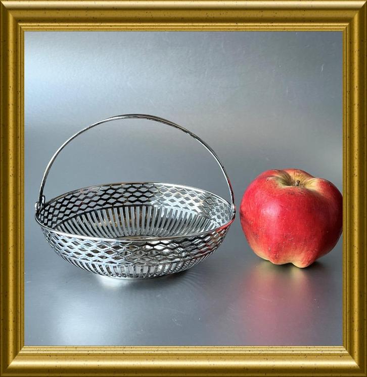 Antiek zilveren bonbonmandje, van Kempen, 1917, Antiek en Kunst, Antiek | Goud en Zilver, Zilver, Ophalen of Verzenden