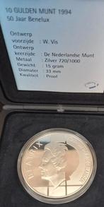 10 gulden zilver 1994, Postzegels en Munten, Ophalen of Verzenden, Koningin Beatrix, 10 gulden, Zilver