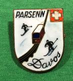 Broche Parsenn Davos emaille, Verzamelen, Speldjes, Pins en Buttons, Ophalen of Verzenden, Zo goed als nieuw, Transport