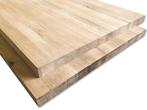 Panelen / platen | Massief eiken | 40mm dik x 121 cm breed