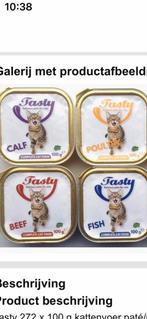 Tasty nat kattenvoer 100 gram 4 stuks voor €1,00, Ophalen of Verzenden, Kat