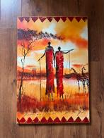 Schilderij Masai Savannah, Ophalen