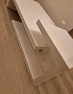 Moderne witte salontafel/koffietafel, Huis en Inrichting, Tafels | Salontafels, Ophalen, Gebruikt, 100 tot 150 cm, 50 tot 100 cm