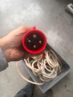Krachtstroom Stekker en kabel 380V 16A, Doe-het-zelf en Verbouw, Elektra en Kabels, Ophalen, Gebruikt, Stekker
