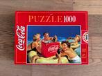 Vintage Coca Cola puzzel - 1000 stukjes, Hobby en Vrije tijd, Denksport en Puzzels, Ophalen of Verzenden, 500 t/m 1500 stukjes