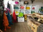 Zeer grote gekleurde kabouters van bijna 1m hoog., Tuin en Terras, Tuinbeelden, Ophalen of Verzenden, Zo goed als nieuw