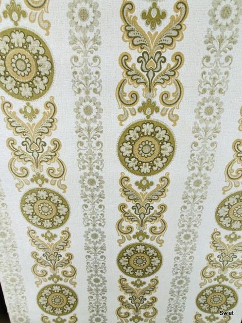 11728 Vintage retro oud barok bloemetjes behang behangpapier, Huis en Inrichting, Stoffering | Behang, Verzenden