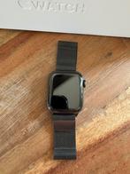 Apple Watch S8 41mm Stainless Steel Graphite Milanese Loop, Apple Watch ⌚️, Zwart, IOS, Ophalen of Verzenden