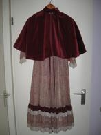 PAULA LEE vintage retro jurk cape 70's origineel mt S 34 36, Ophalen of Verzenden, Zo goed als nieuw, Paula Lee, Maat 34 (XS) of kleiner