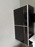 Prachtige zwevende Italiaanse design kast in zwart, Ophalen, Zo goed als nieuw