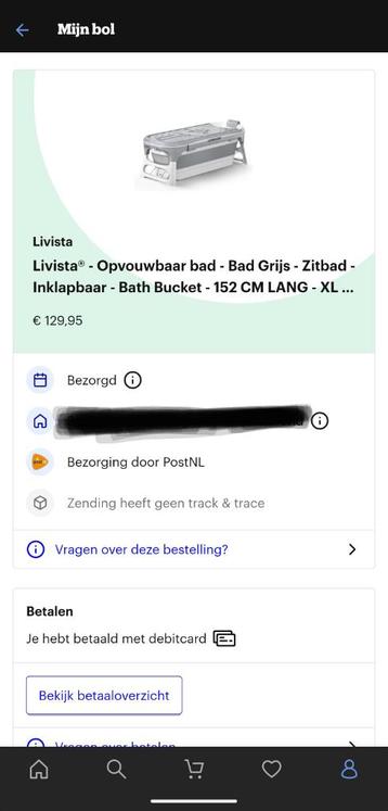 Opvouwbaar bad XL 152cm als nieuw beschikbaar voor biedingen