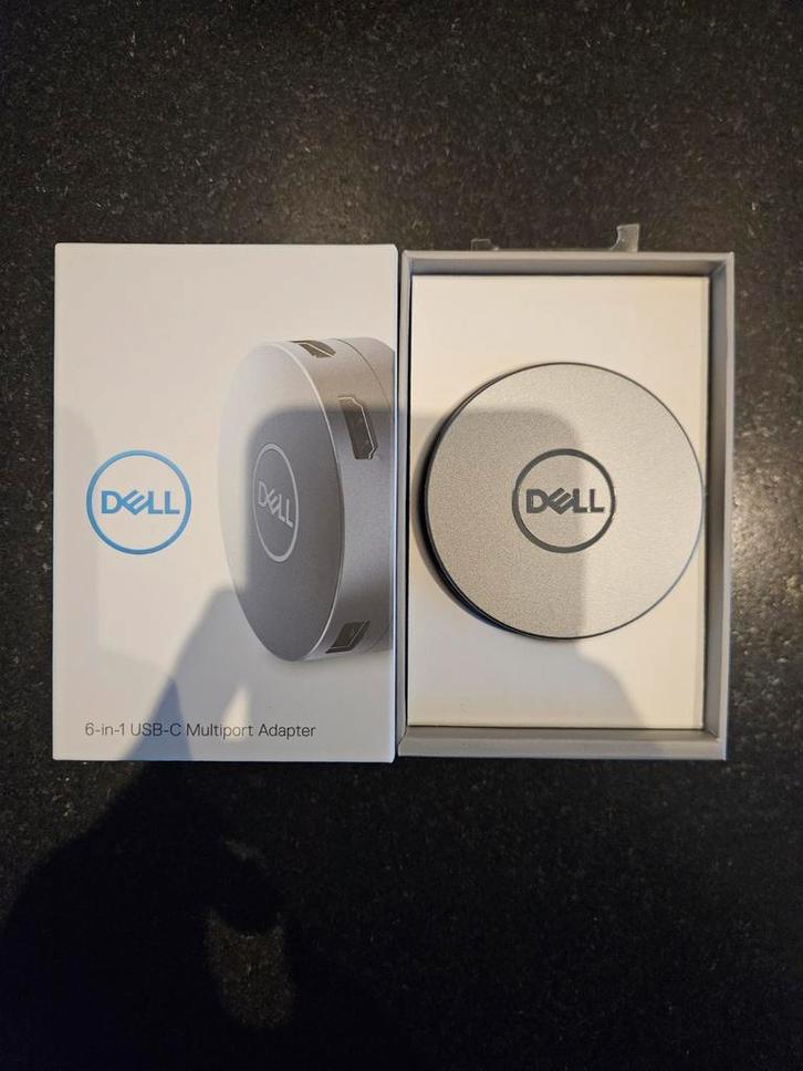 Dell 6-in-1 USB-C Multiport Adapter *NIEUW*, Computers en Software, Dockingstations, Nieuw, USB-hub, Laptop, Ophalen of Verzenden