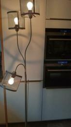 VandeHeg industriële vloerlamp rvs en metaal 3 lichtpunten, Verzenden, Zo goed als nieuw, Metaal, 150 tot 200 cm