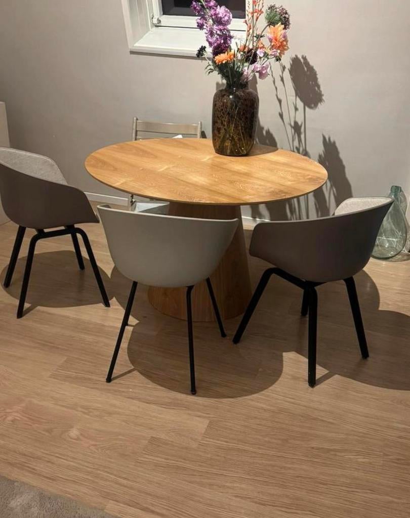 3x HAY about a chair stoelen .AAC22 gestoffeerd + AAC26, Huis en Inrichting, Ophalen, Drie, Zo goed als nieuw, Stof