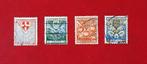 1926 Kinderpostzegels NVPH 199 - 202 Gestempeld, T/m 1940, Ophalen, Gestempeld