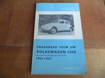 Vraagbaak Volkswagen Kever 1200, VW T1, Karmann Ghia 54'-63 beschikbaar voor biedingen