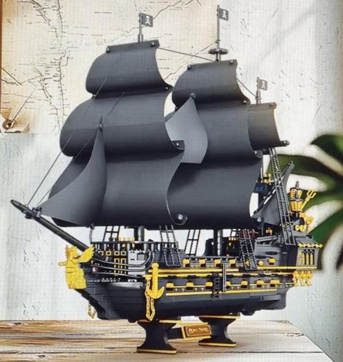 Zwarte Parel Zeerovers Schip 70 cm, Kinderen en Baby's, Speelgoed | Duplo en Lego, Nieuw, Complete set, Ophalen of Verzenden
