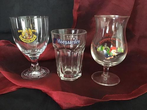 Bierglazen België. o.a La Chouffe, Westmalle, Grimbergen,, Verzamelen, Biermerken, Ophalen of Verzenden