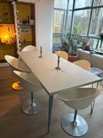 Zes stoelen - Kartell Ero S - wit, Huis en Inrichting, Stoelen, Ophalen, Gebruikt, Wit, Metaal