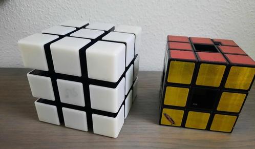 2 x rubiks cube, Hobby en Vrije tijd, Denksport en Puzzels, Gebruikt, Rubik's of 3D-puzzel, Minder dan 500 stukjes, Ophalen of Verzenden