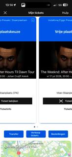 The weeknd tickets kaartjes AHTD tour 17 juli staanplaatsen, Twee personen