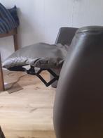 nette leren relax fauteuil in bruine kleur, Ophalen, Gebruikt, 50 tot 75 cm, Leer