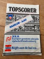 Programma boekje Haarlem Ajax  4 december 1988, Verzamelen, Sportartikelen en Voetbal, Ophalen of Verzenden, Zo goed als nieuw