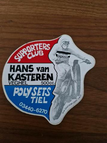 958 Hans van Kasteren Veghel Sticker Motorcross  beschikbaar voor biedingen