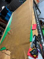 Cognac kleur Vintage halve huid 1.5 mm dikte soepel A-499, Bruin, Leer of Kunstleer, Ophalen of Verzenden, Zo goed als nieuw