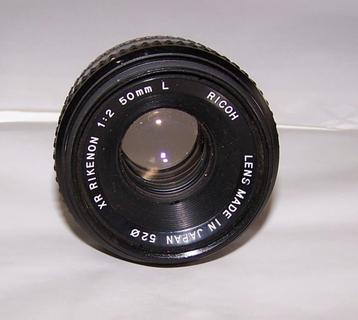 Mooie Ricoh XR Rikenon 1:2 50mm prime lens. K-bajonet. Nwst. beschikbaar voor biedingen