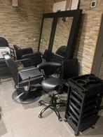 Complete kapper interieur zwarte kappers wasunit met stoel, Diensten en Vakmensen, Kappers en Thuiskappers, Zonder afspraak, Permanenten