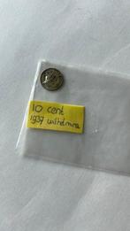 10 cent 1937 Wilhelmina, Postzegels en Munten, Munten | België, Ophalen of Verzenden