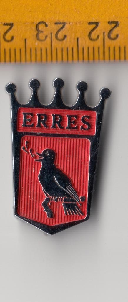 ERRES logo Radio embleem schildje A, Antiek en Kunst, Antiek | Tv's en Audio, Ophalen of Verzenden